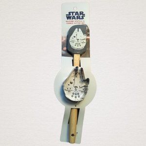 NEW - Star Wars Millennium Falcon Spatula & Cookie Cutter Set - DISNEY
